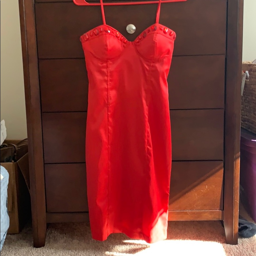 Red size small cocktail dress